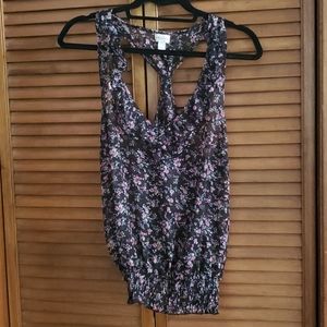 Floral Chiffon Tank
